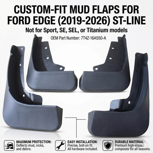 Mud Flaps for Ford Edge ST-Line 2019-2026 | OEM 7T4Z-16A550-A YC101202