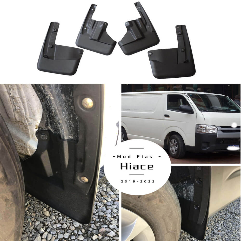 MudFlap for Toyota HiAce Hi-Ace Van 2019 2020 2021 2022 2023 2024 -paitime us stock YC101079