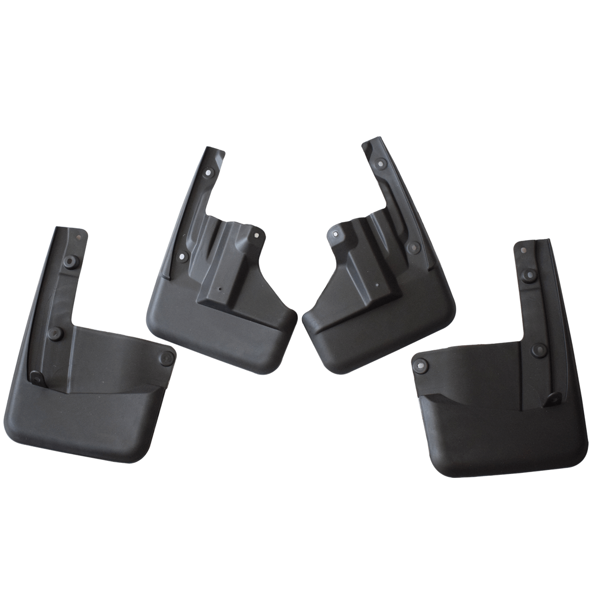 Toyota HiAce Mud Flaps Package Contents with Hardware