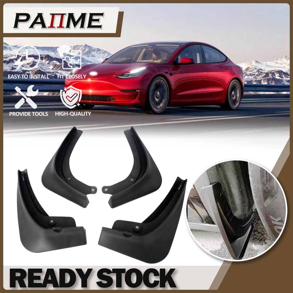 Mud Flaps for Tesla Model 3 – OEM YC101249 Splash Guards