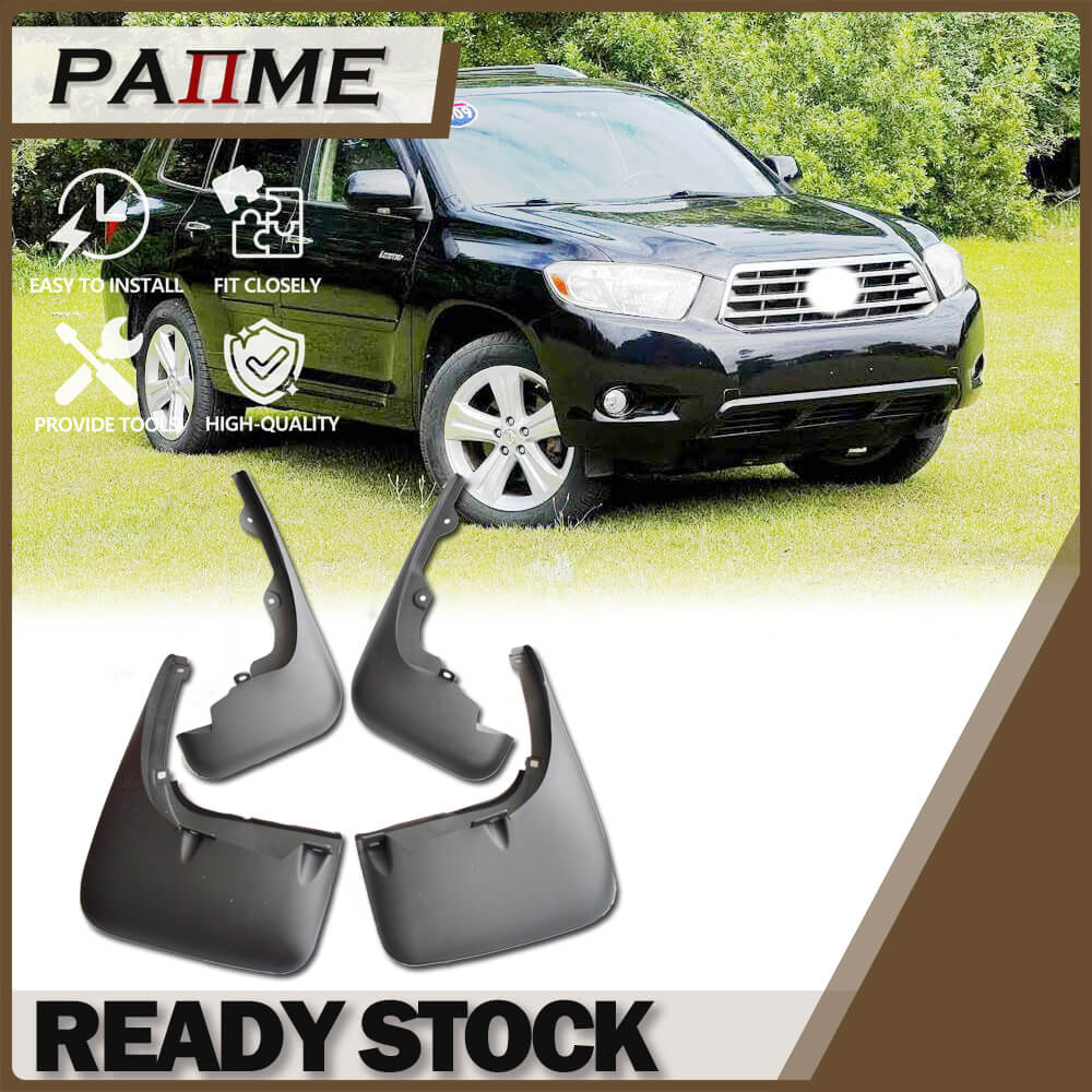 Toyota Highlander Mud Flaps 2009 2010 2011 | OEM PT908-48080 (YC102111)