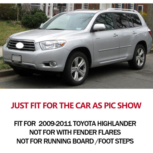 Toyota Highlander Mud Flaps 2009 2010 2011 | OEM PT908-48080 (YC102111)
