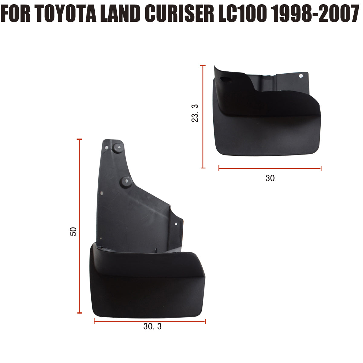 Mud Flaps fit for Toyota Cruise 1998-2007