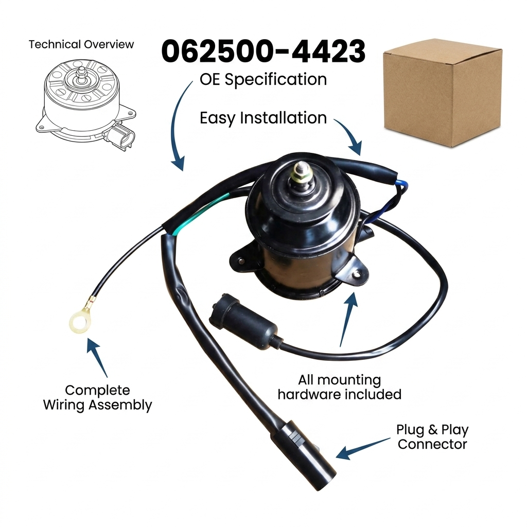 Radiator Cooling Fan Motor | OEM 062500-4423 YC1057