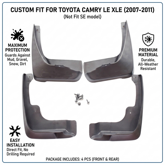 Mud Flaps for Toyota Camry 2007-2011 | OEM Quality YC101000