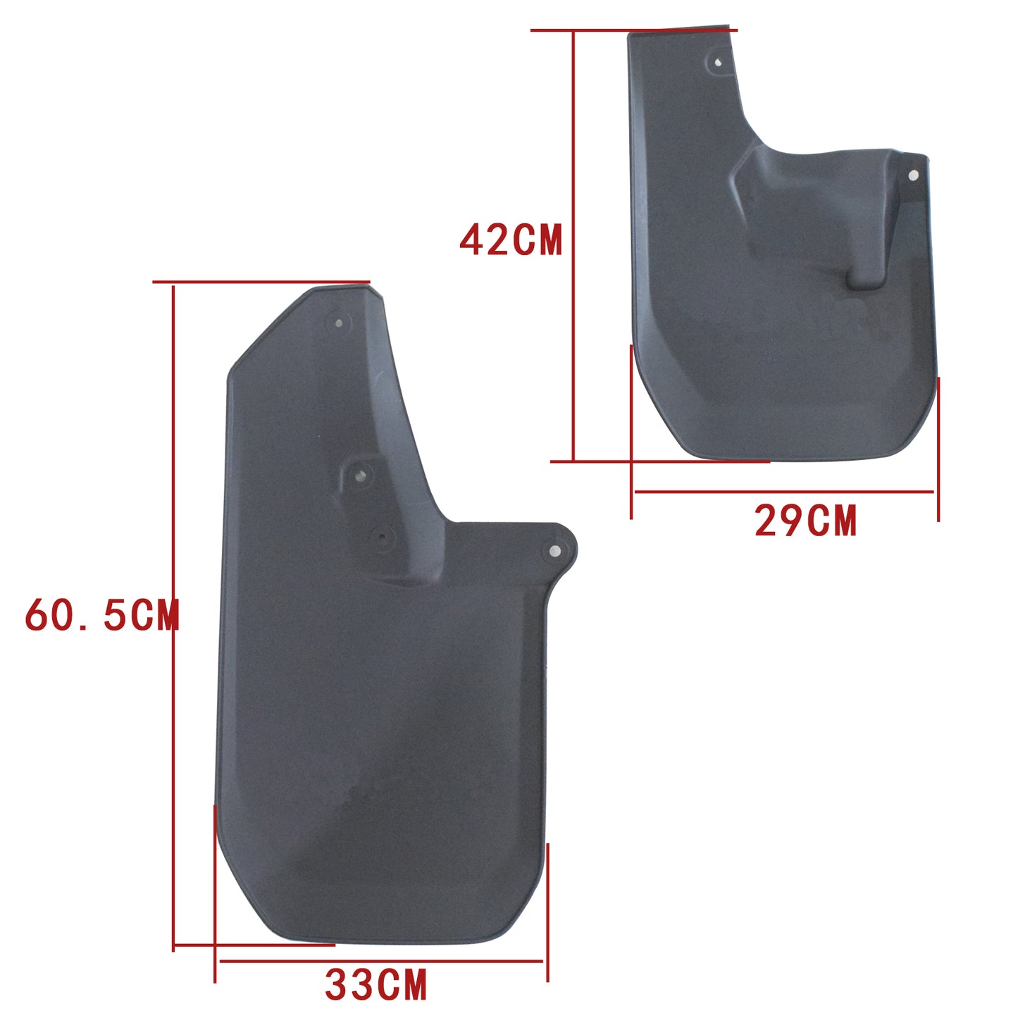 Mud Flaps for Toyota Hilux Vigo Revo GR Sport 2022-2026 | No Drill (YC102460)