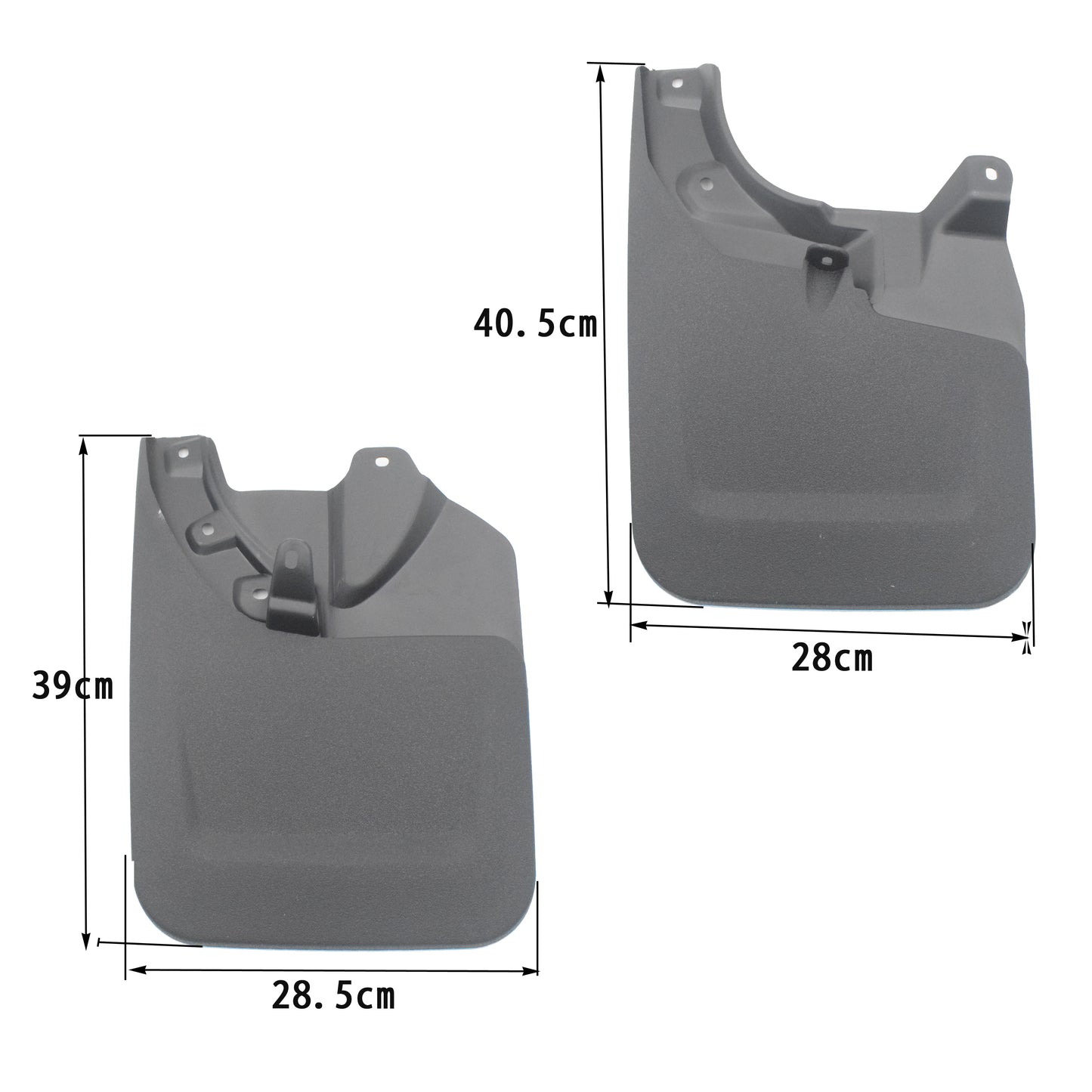 Mud Flaps for 2022-2023 Toyota Tacoma (w/ Fender Flares, Excl. SR/SR5) | Splash Guards 4PCS – YC102464