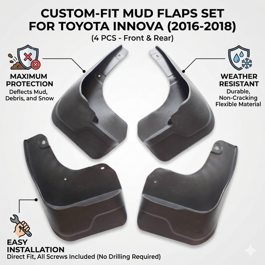 Mud Flaps for Toyota Innova 2016-2022 | OEM YC101037