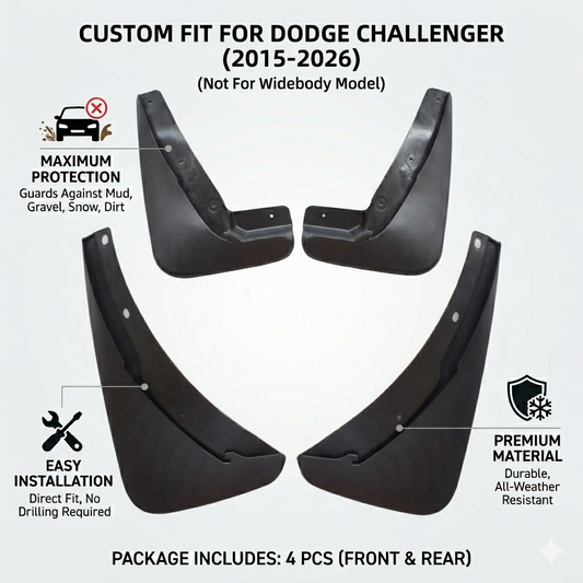 Mud Flaps for Dodge Challenger 2015-2023 | OEM YC101043