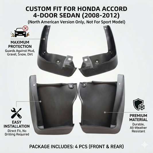 Mud Flaps for Honda Accord 2008-2012 | OEM YC101047