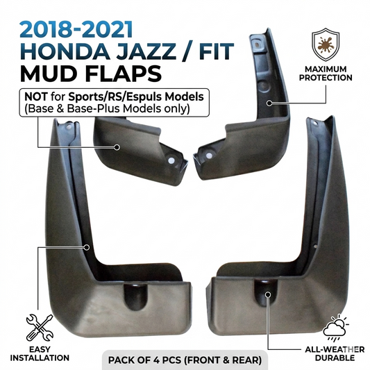 Mud Flaps for Honda Fit / Jazz Hatchback 2018-2020 | OEM YC101061