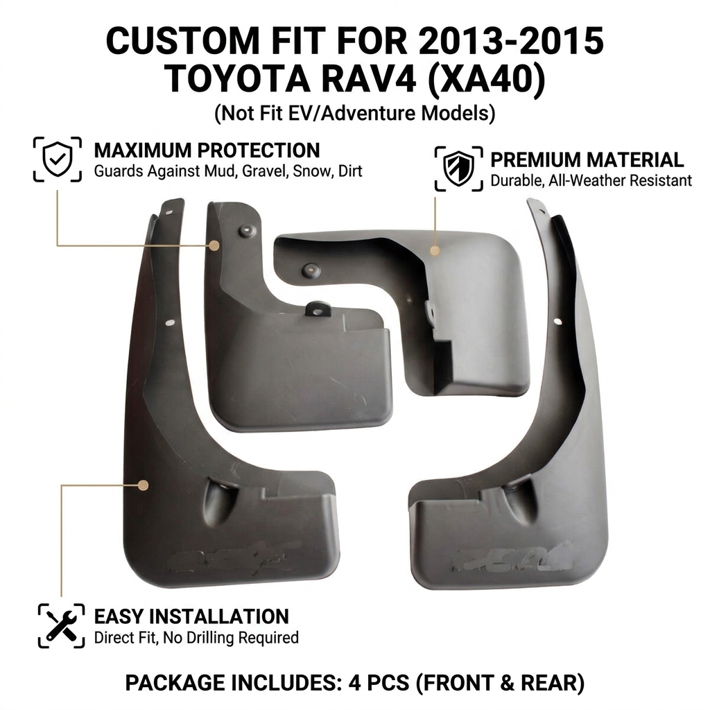 Mud Flaps for Toyota RAV4 2013-2015 | OEM YC101075