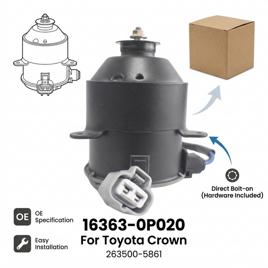 Radiator Cooling Fan Motor for Toyota crown 16363-0p020 263500-5861