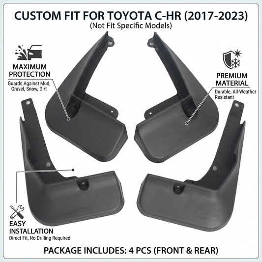 Mud Flaps for Toyota C-HR 2016-2023 | OEM PU060-10016-P1 YC101247