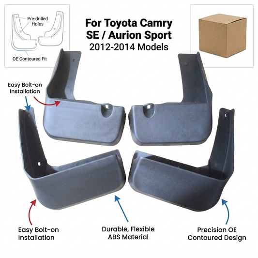 Toyota Camry SE Aurion Sport Mud Flaps 2012 2013 2014 | YC102156