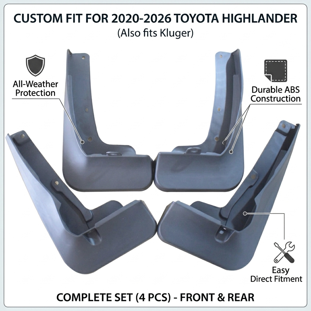 Mud Flaps for Toyota Highlander 2020-2026 | OEM YC102159