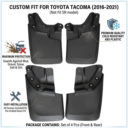 Mud Flaps for Toyota Tacoma 2016-2021 | OEM PT345-35170