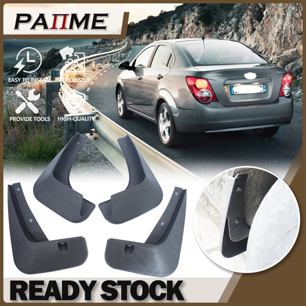 Mud Flaps For 2012-2016 Chevrolet Aveo Sonic Sedan P95936806 YC102067