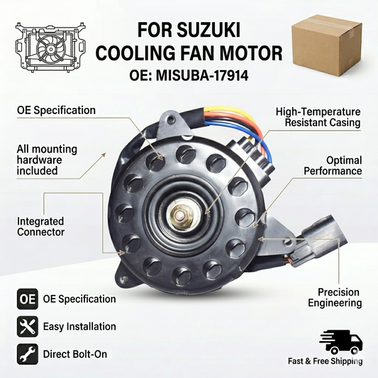 Radiator Cooling Fan Motor for Suzuki | 12V OEM MISUBA-17914