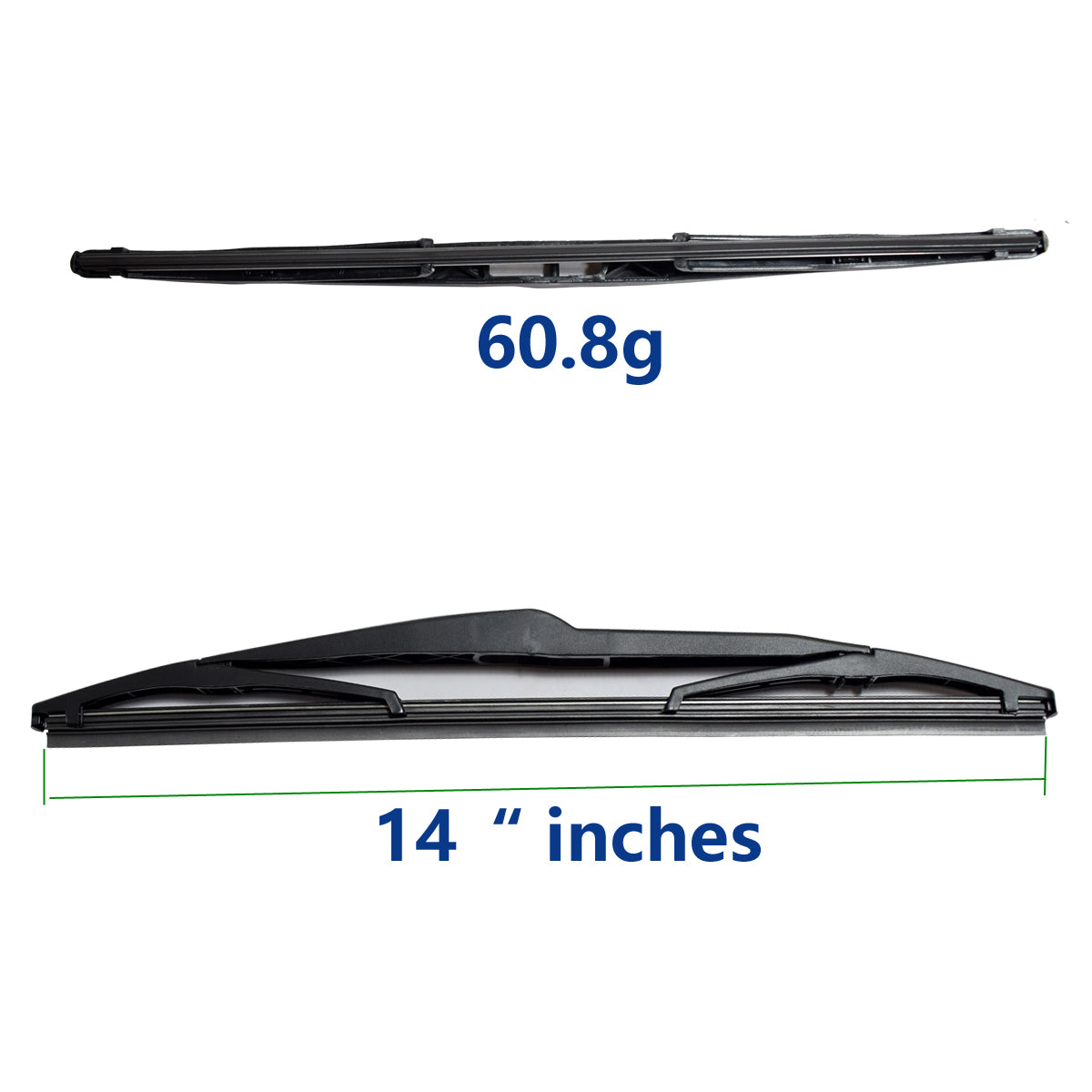 Rear Wiper Blade Fit For Peugot Mitsubishi Mazda MG Benz 14"