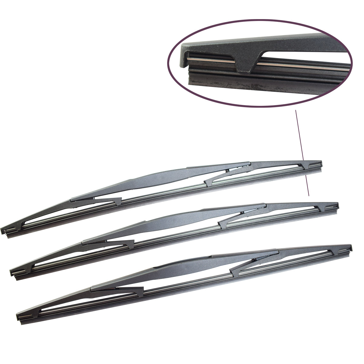 Rear Wiper Blade Fit For Peugeot Mitsubishi Ssuzuki Honda Chery 10"