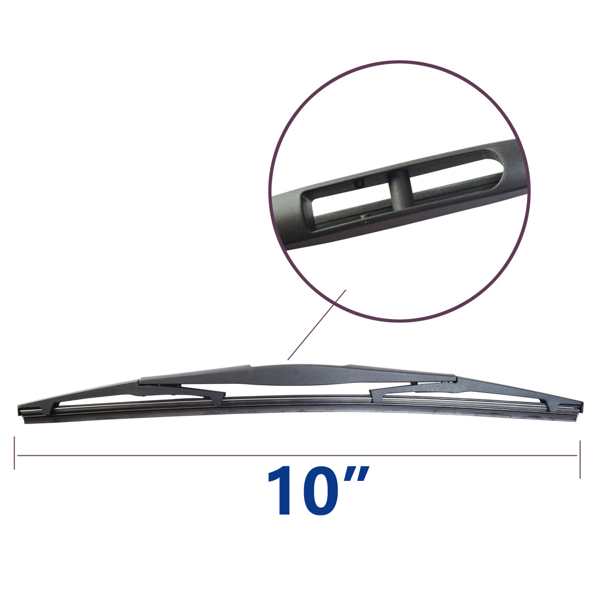 Rear Wiper Blade Fit For Peugeot Mitsubishi Ssuzuki Honda Chery 10"