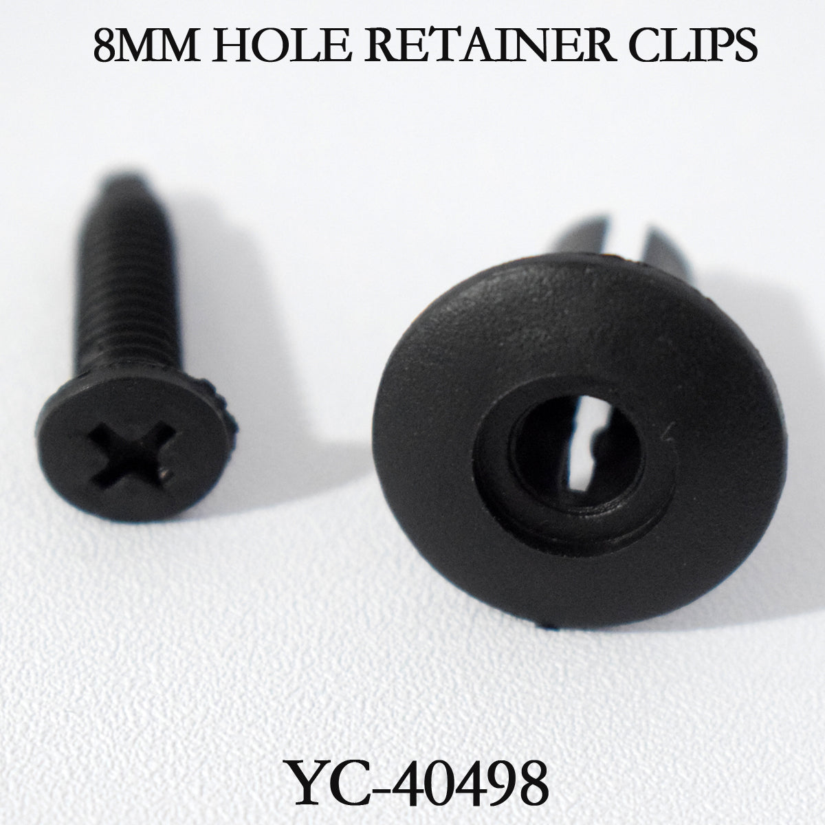 Retainer Fasten Clips for 8mm Hole Mud Flaps Bumper Fender