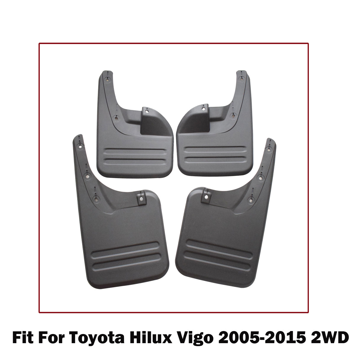 Mudflaps Fit for Toyota Hilux Vigo 2005-2015 2wd 76626-0k020 YC101022