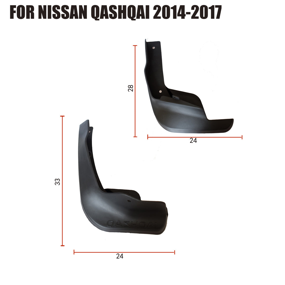 Mud Flaps Fit For Nissan Qashqai 2015-2017