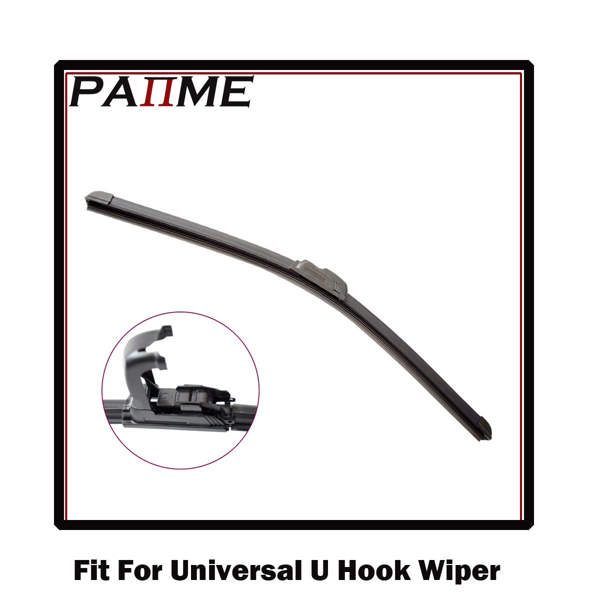 Universal windscreen Wiper Blade U Hook